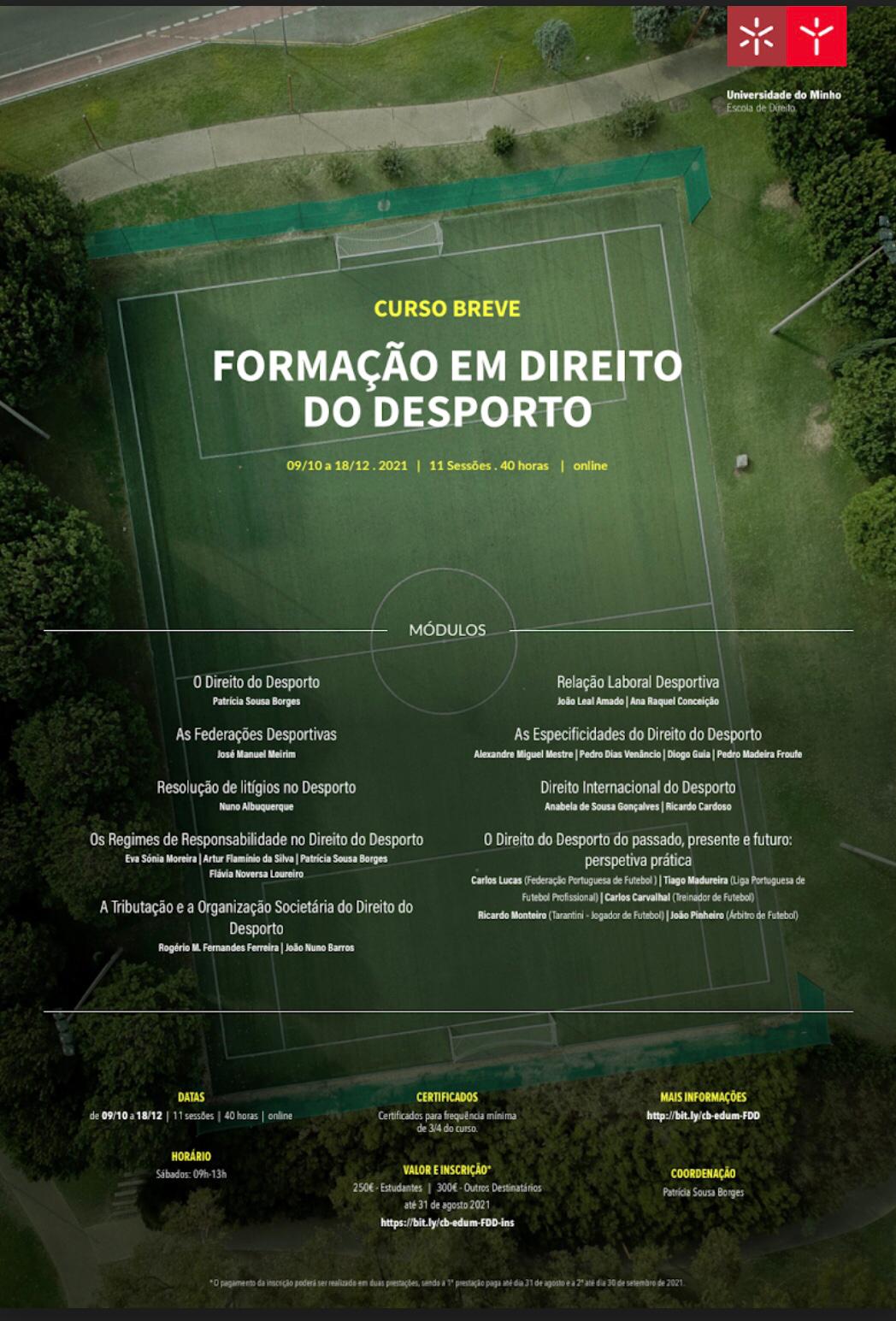 Curso Direito do Desporto